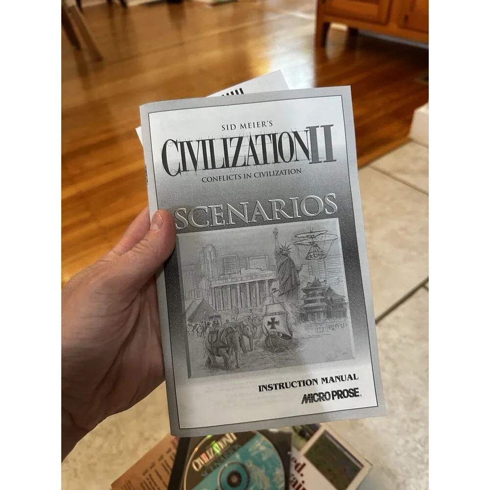 Sid Meier's Civilization II Scenarios Micro Prose 1996 Computer PC VTG Unused